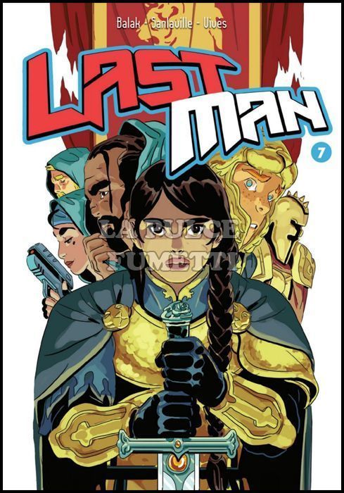 LAST MAN # 7 + ADESIVI